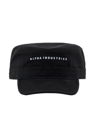 Alpha Industries – Tank Cotton Black – Cap – Schwarz – Onesize – 100% Baumwolle