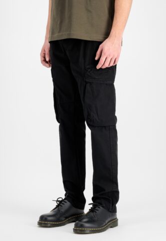 Alpha Industries – Division Black – Hose – Schwarz – XL – 100% Baumwolle