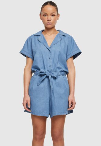 Urban Classics Ladies Light Denim Resort Jumpsuit