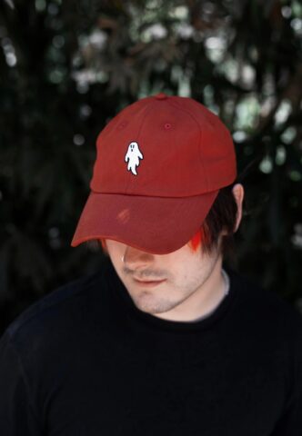 Lively Ghosts – Pumpkin Ghostie Burnt Orange – Cap – Orange – Onesize – 100% Baumwolle