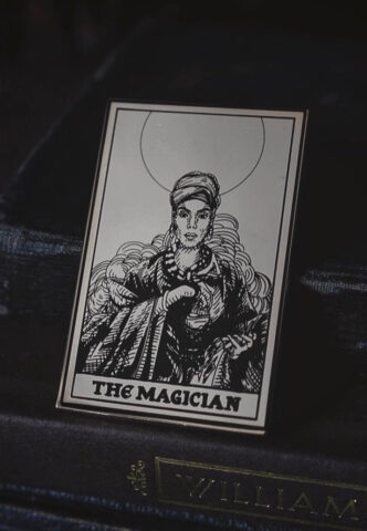 Lively Ghosts – The Magician Tarot Silver – Pin – Grau – Onesize – Metallll