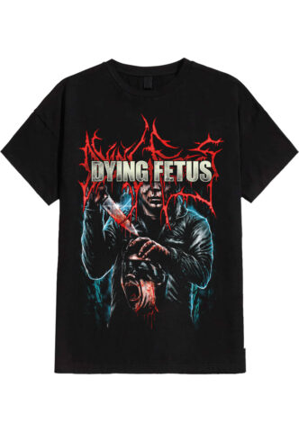 Dying Fetus – Decapitated Head – T-Shirt – Schwarz – S – 100% Baumwolle
