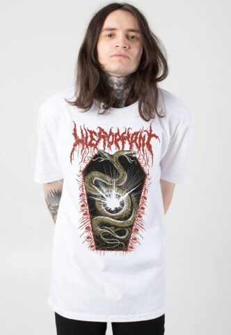 Hierophant – Casket Snake White – T-Shirt – Weiß – XXL – 100% Baumwolle