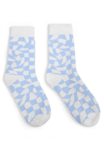 Koi Footwear – Check Mate Blue – Socken – Blau – Onesize – 73% Baumwolle 25% Polyester 2% Elastan