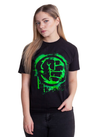 Hulk – Punch – T-Shirt – Schwarz – M – 100% Baumwolle