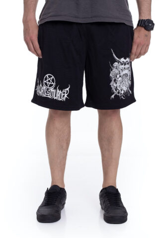 Thy Art Is Murder – Riddick Skull – Shorts – Schwarz – S – 100% Polyester