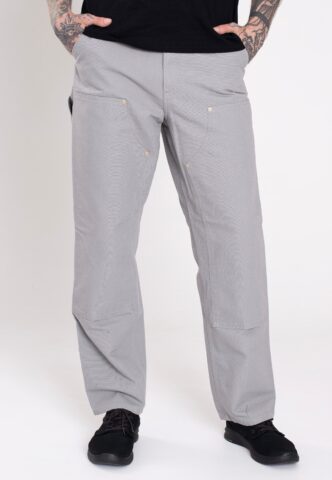 Carhartt WIP – Double Knee Rinsed Marengo – Jeans – Grau – W29 / L32 – 100% Bio-Baumwolle