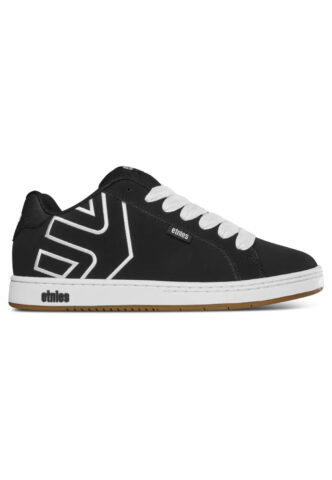 Etnies – Fader Black/White – Schuhe – Schwarz – EU 43 – Textile, Leather/Textile/Gummi