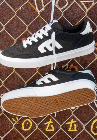 Etnies – Locut Vulc Black/White – Schuhe – Schwarz – EU 46 – Textile, Leather/Textile/Gummi