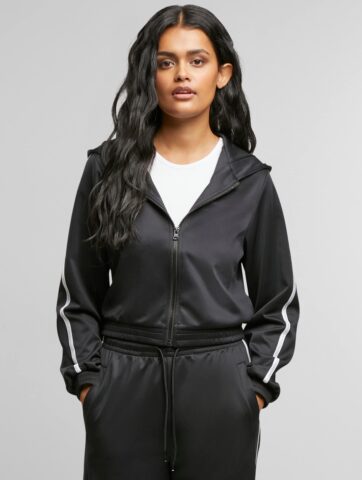 Urban Classics Ladies Cropped Track Jacket