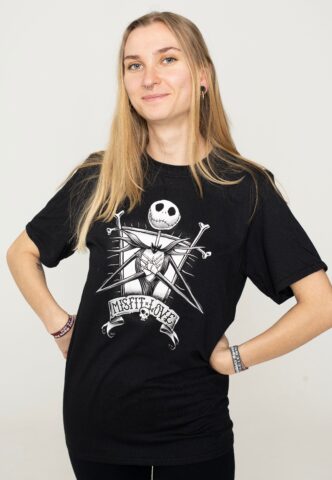 The Nightmare Before Christmas – Misfit Love – T-Shirt – Schwarz – M – 100% Baumwolle