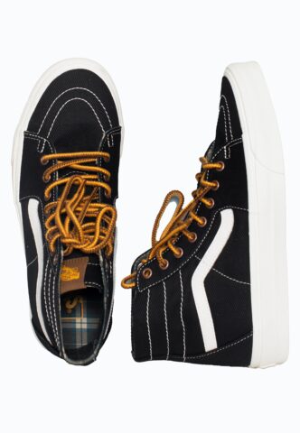 Vans – Sk8 Hi Ca Throwback Black – Schuhe – Schwarz – EU 36 – Textile/Textile/Gummi