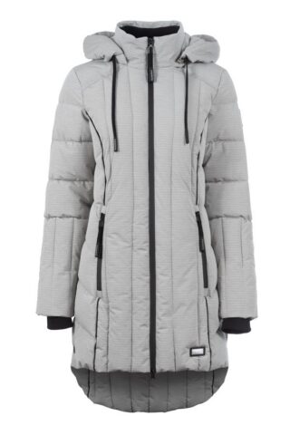 Soquesto Wintermantel OmaraSOQ stone grey