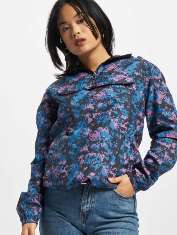 Urban Classics Ladies Camo Pull Over Jacket