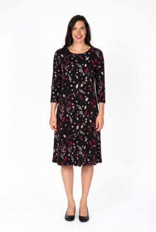 einfach Schön Kleid Sandra Blätter der Nacht