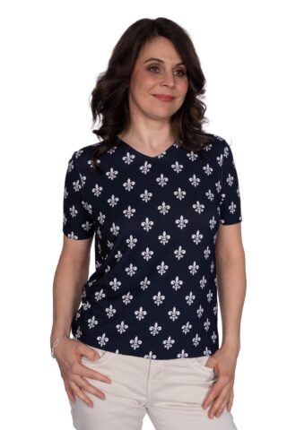 einfach Schön Shirt Lilian dunkelblau