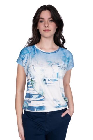 einfach Schön Shirt Ilona hellblau