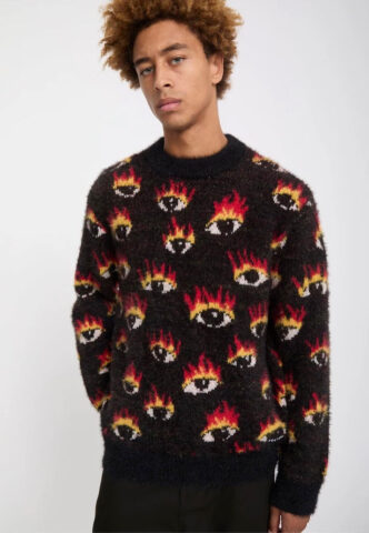 Volcom – FA Ozzy Eyes Black – Sweater – Schwarz – L – gid://shopify/Metaobject/318850072813