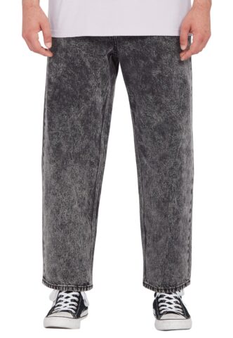 Volcom – Billow Tapered Light Acid Black – Jeans – Grau – W30 – 100% Baumwolle