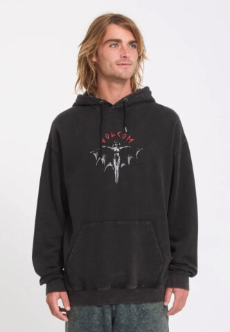 Volcom – Wrong Angel PO Light Acid Black – Hoodie – Schwarz – XL – 80% Baumwolle, 20% Polyester