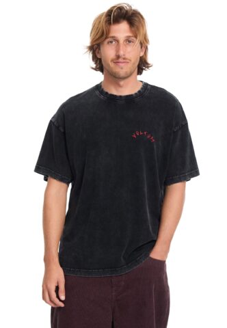 Volcom – Wrong Angel Light Acid Black – T-Shirt – Schwarz – XL – 100% Baumwolle