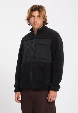 Volcom – Storm Stone Zip Fleece Raisin – Jacke – Lila – S – 100% Polyester