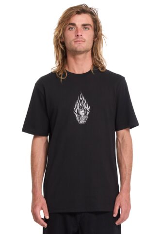Volcom – Firecar Black – T-Shirt – Schwarz – XL – 100% Baumwolle