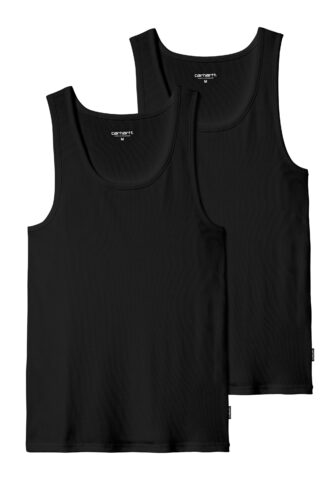 Carhartt WIP – A Shirt Pack Of 2 Black/Black – Tank – Schwarz – XXL – 100% Bio-Baumwolle