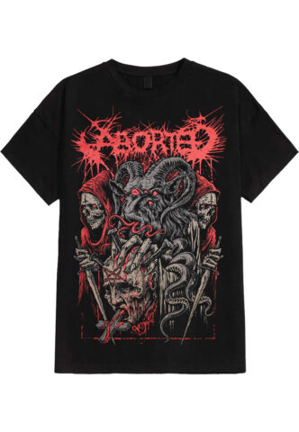 Aborted – Cult – T-Shirt – Schwarz – S – 100% Baumwolle
