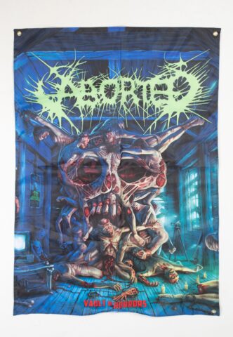 Aborted – Vault Of Horrors – Flagge – Blau – Onesize – 100% Polyester