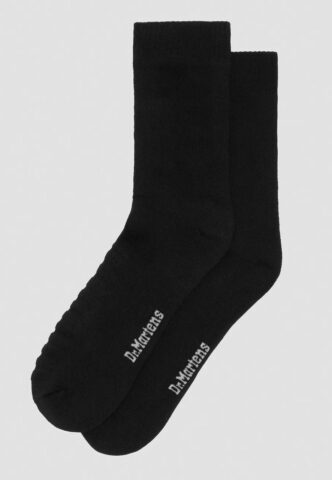 Dr. Martens – Double Doc Black – Socken – Schwarz – M/L – 46% Polyester, 41% Baumwolle, 11% Polyamide, 2% Elastane