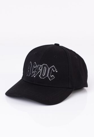 AC/DC – Black Logo – Cap – Schwarz – Onesize – 100% Baumwolle