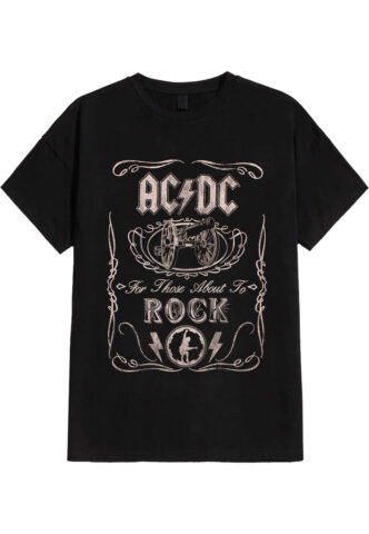 AC/DC – Canon Swig Vintage – T-Shirt – Schwarz – L – 100% Baumwolle