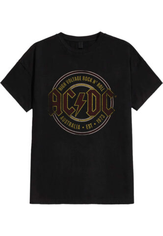 AC/DC – Est. 1973 – T-Shirt – Schwarz – XL – 100% Baumwolle