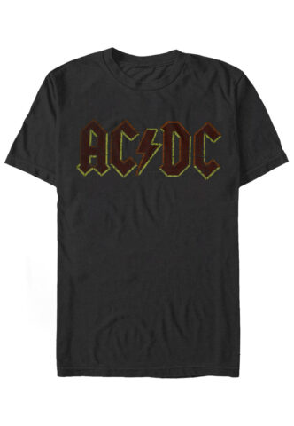 AC/DC – Logo Charcoal – T-Shirt – Grau – M – 100% Baumwolle