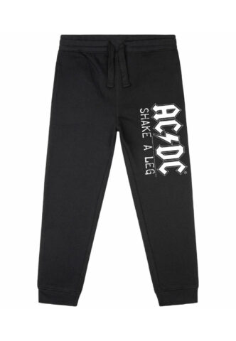 AC/DC – Shake A Leg Kids – Jogginghose – Schwarz – 140 – 100% Bio-Baumwolle