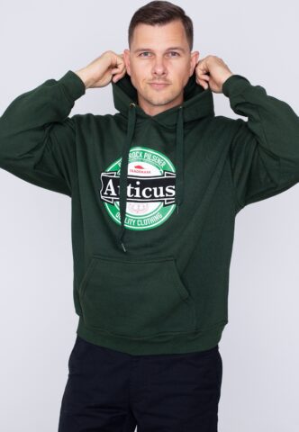 Atticus – Pilsener Hunter Green – Hoodie – Grün – S – 80% Baumwolle, 20% Polyester