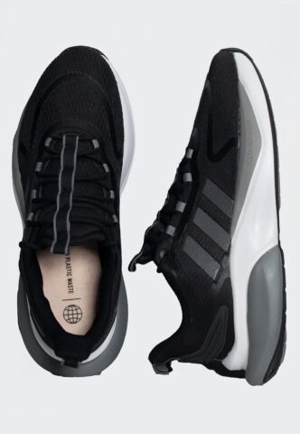 Adidas – Alphabounce + Cblack/Carbon/Grethr – Schuhe – Schwarz – EU 45 1/3 – Textile, Synthetic/Textile/Gummi