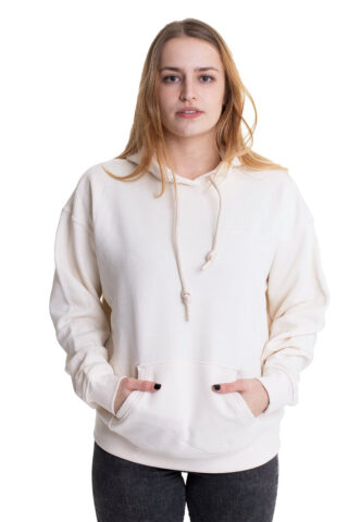 Adidas – Trfeoil Non Dyed – Hoodie – Beige – 34 – 100% Baumwolle