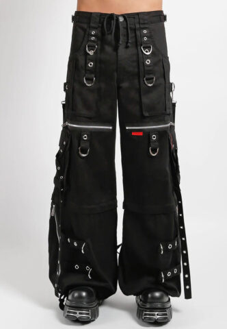 Tripp NYC – X-Strap Zip Off Black – Jeans – Schwarz – M – 100% Baumwolle