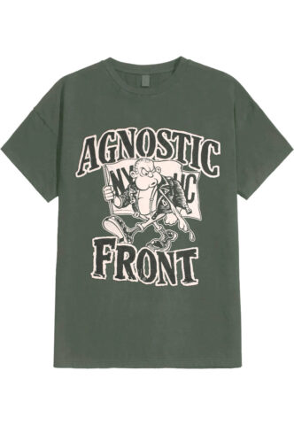 Agnostic Front – Combat Military Green – T-Shirt – Grün – L – 100% Baumwolle