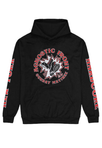 Agnostic Front – Sunday Boots – Hoodie – Schwarz – L – 50% Baumwolle, 50% Polyester