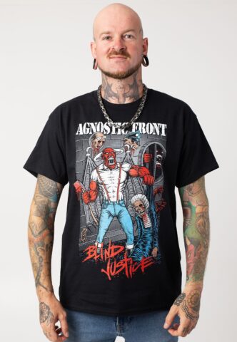 Agnostic Front – Blind Justice – T-Shirt – Schwarz – 3XL – 100% Baumwolle