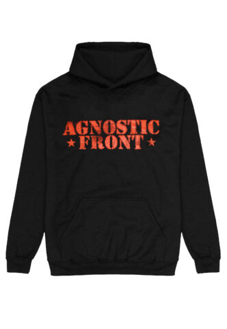 Agnostic Front – United And Strong – Hoodie – Schwarz – S – 50% Baumwolle, 50% Polyester