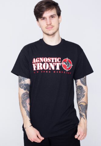 Agnostic Front – We Hate Society – T-Shirt – Schwarz – L – 100% Baumwolle