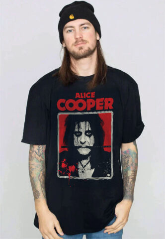 Alice Cooper – Bloody Portrait – T-Shirt – Schwarz – XXL – 100% Baumwolle