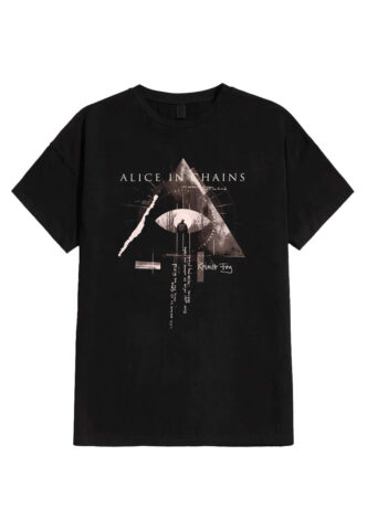 Alice In Chains – Fog Mountain – T-Shirt – Schwarz – M – 100% Baumwolle