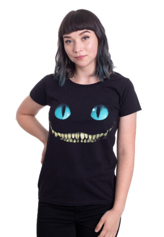 Alice In Wonderland – Smile – Girly – Schwarz – M – 100% Baumwolle