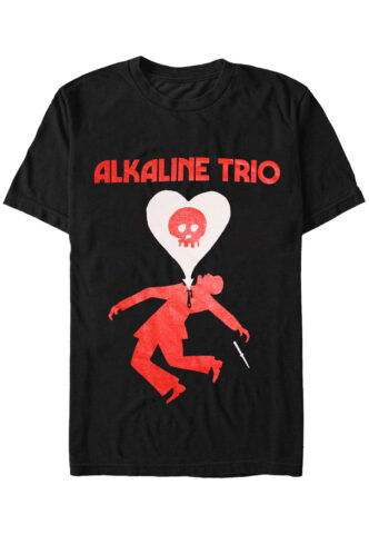 Alkaline Trio – Heart Attack – T-Shirt – Schwarz – S – 100% Baumwolle