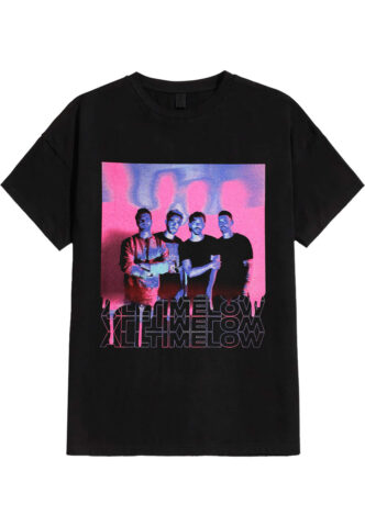 All Time Low – Blurry Monster – T-Shirt – Schwarz – S – 100% Baumwolle